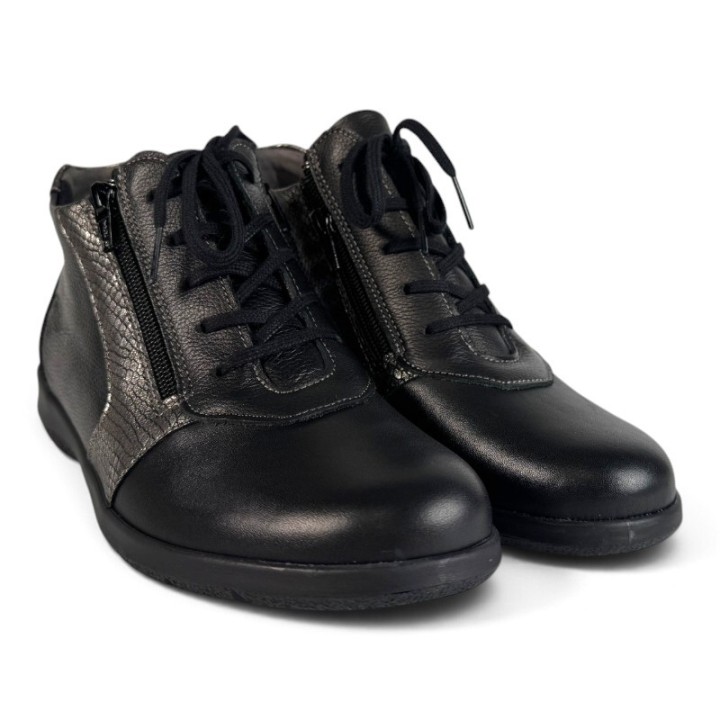 Boots à lacets femme confortables SUAVE 6601