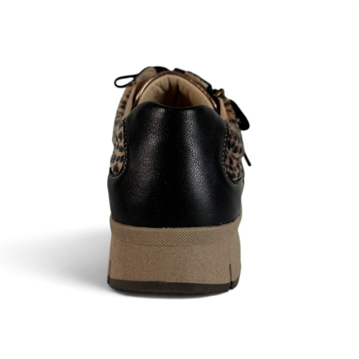 Baskets femme confortables et légères en cuir SUAVE 10504