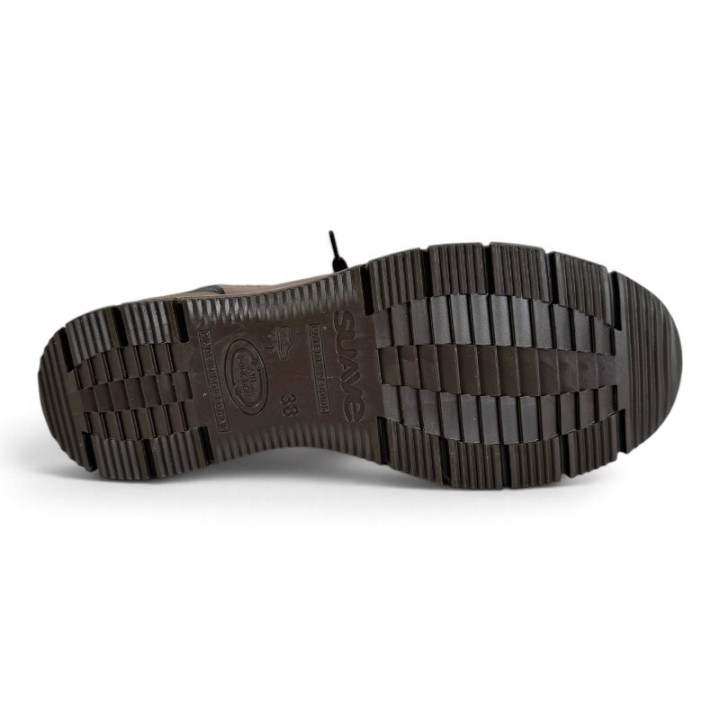 Baskets femme confortables et légères en cuir SUAVE 10504