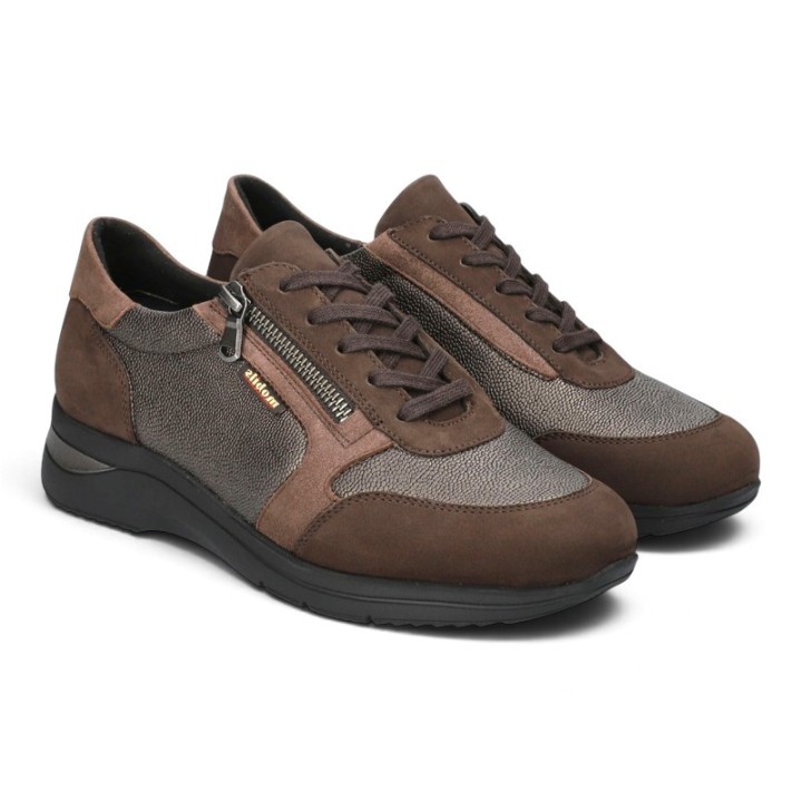 Basket en cuir confortable et élégante pieds sensibles MOBILS by MEPHISTO Millena