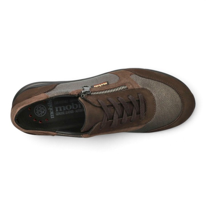 Basket en cuir confortable et élégante pieds sensibles MOBILS by MEPHISTO Millena
