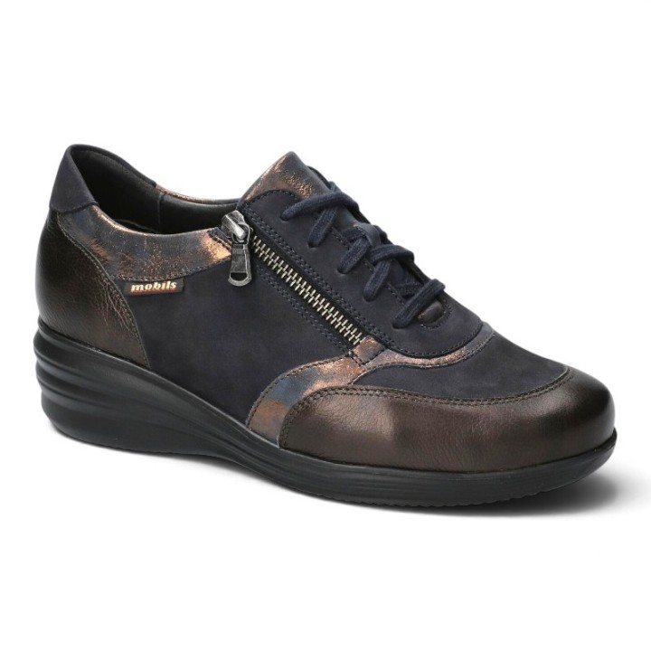 Basket femme en cuir pieds sensible Mobils by Mephisto Tamalya