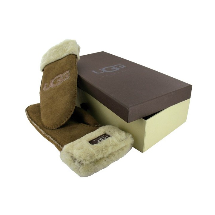 Moufles femme UGG Logo Mitten