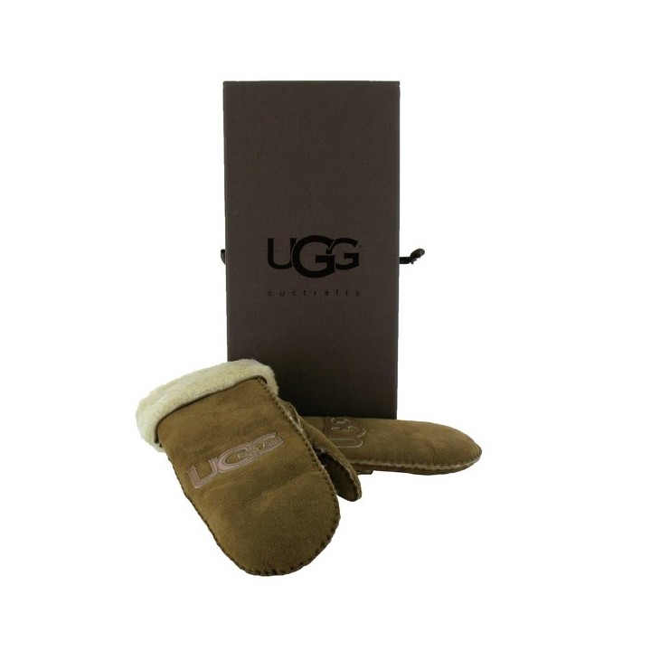 Moufles femme UGG Logo Mitten