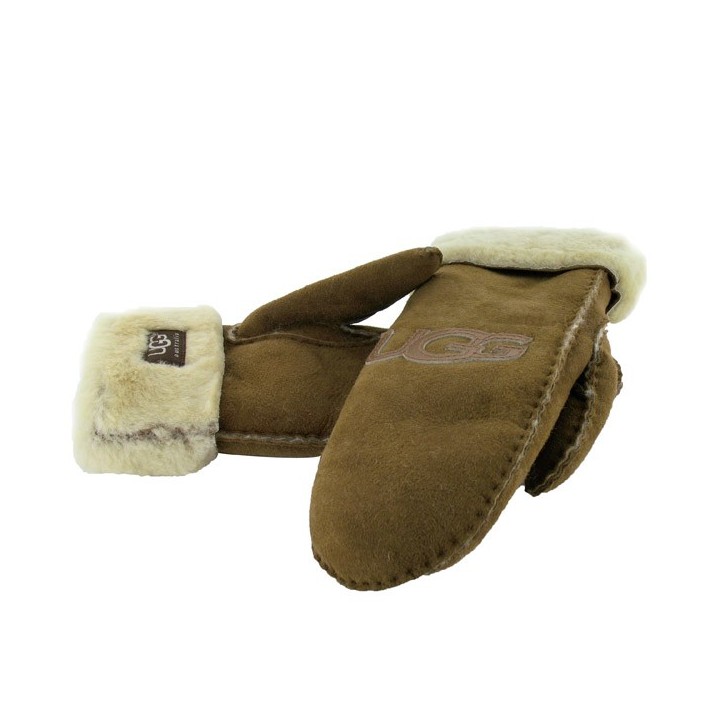 Moufles femme UGG Logo Mitten